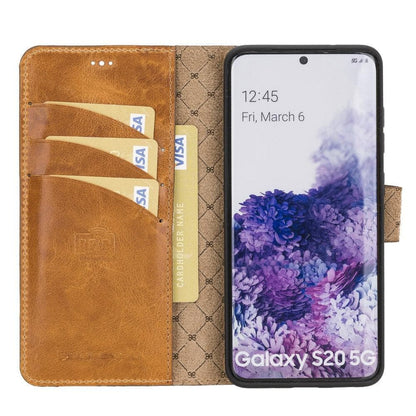 Samsung Galaxy S20 Series Leather Detachable Leather Wallet Case - MW