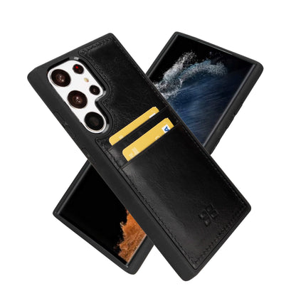 Samsung Galaxy S23 Series Leather Case with Card Holder - FXCP