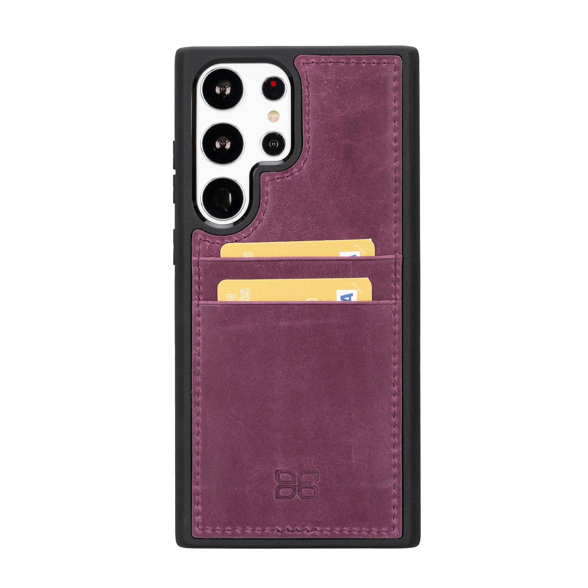 Samsung Galaxy S23 Series Leather Case with Card Holder - FXCP