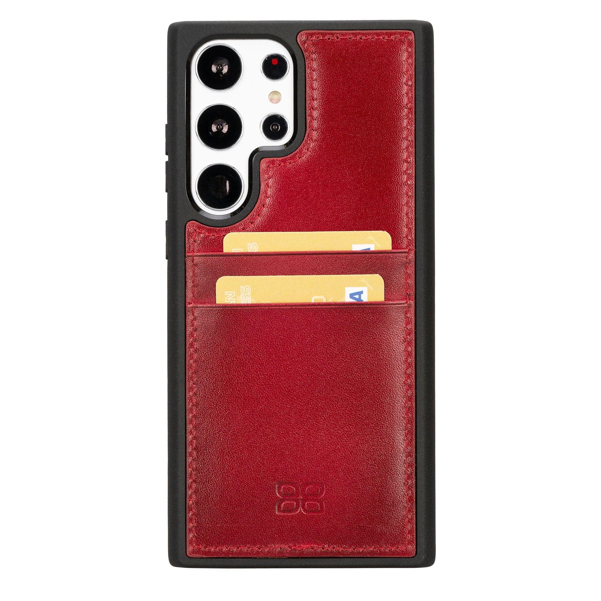 Samsung Galaxy S23 Series Leather Case with Card Holder - FXCP