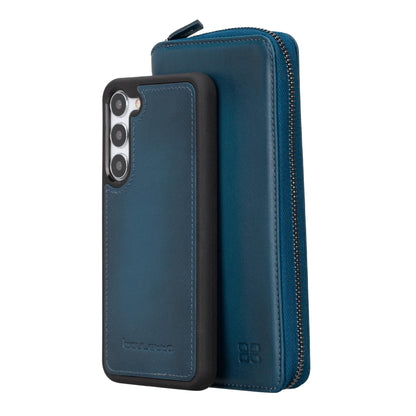 Samsung Galaxy S23 Series Zippered Leather Wallet Cases