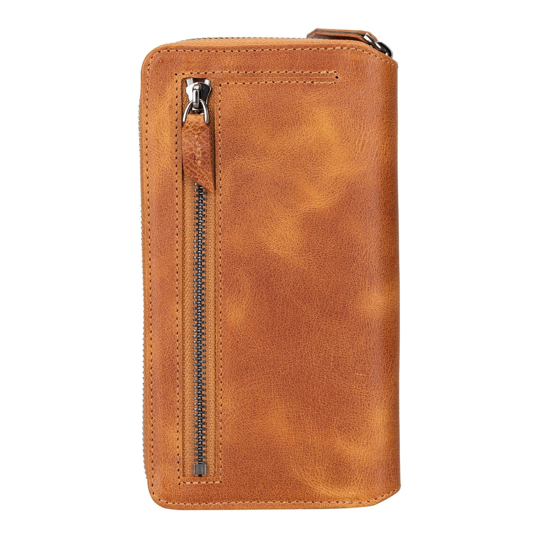 Samsung Galaxy S24 Series Zippered Leather Wallet Cases - PMW