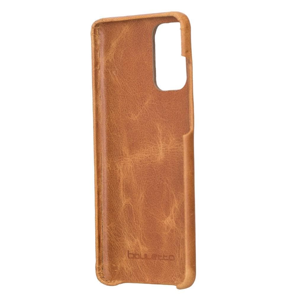 Samsung S20 Series Fully Covering Leather Back Cover Case