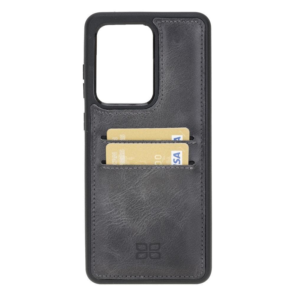 Samsung Galaxy S20 Series Leather flexiable Back Cover With Card Holder Case