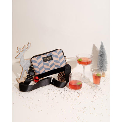 Smokey Chevron Crossbody Bag