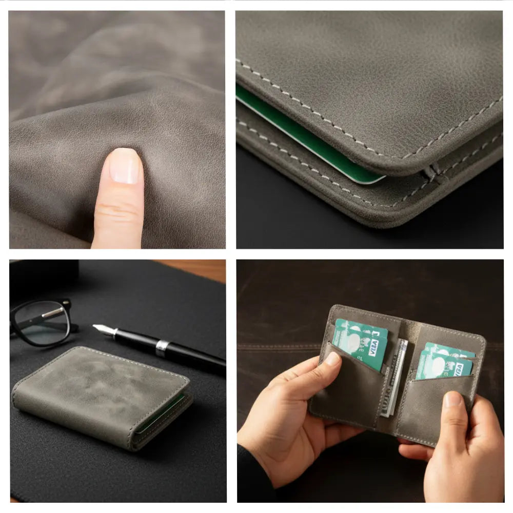 Elvis Genuine Leather Card Holder