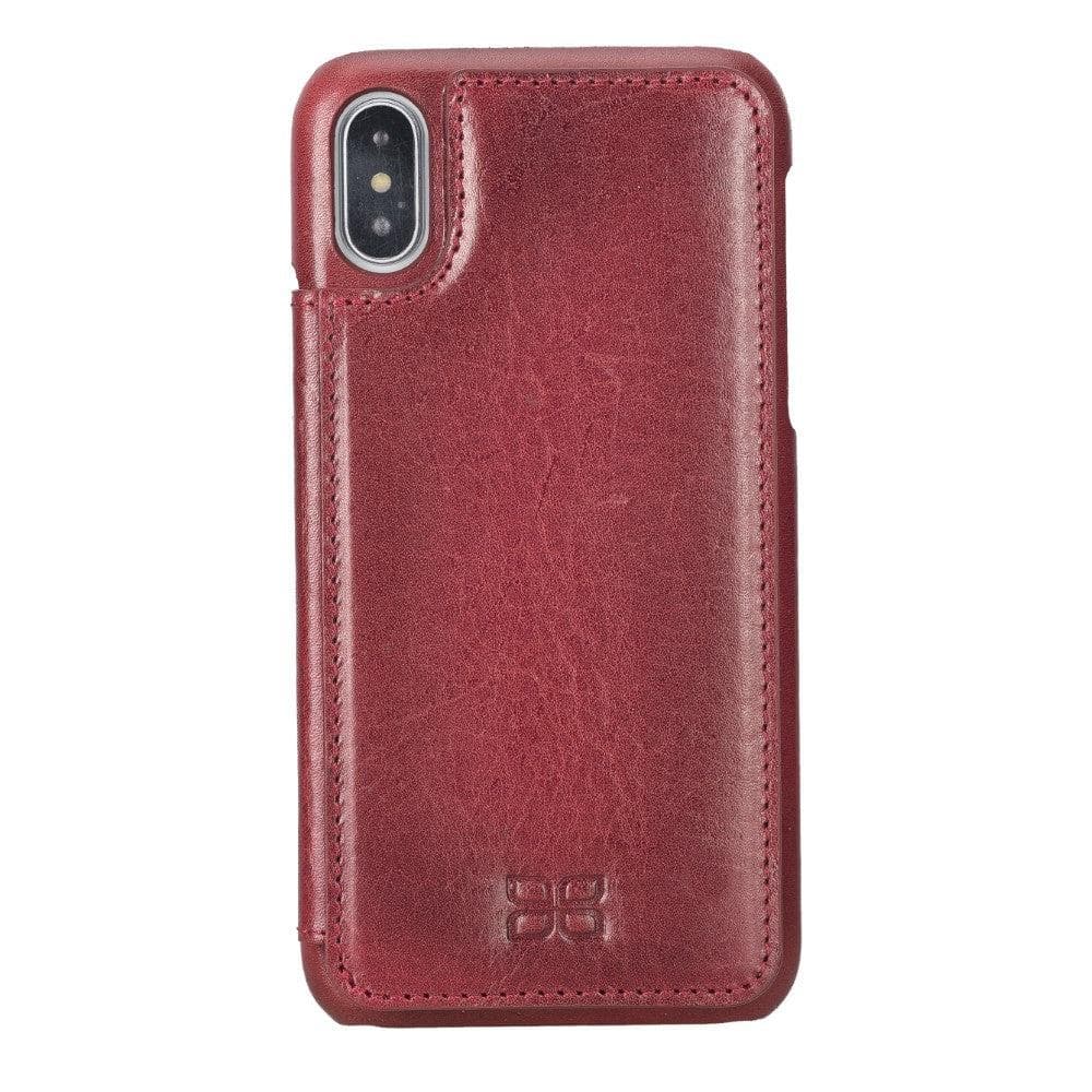 Ultimate Holder Genuine Leather Back Cover for iPhone X Series