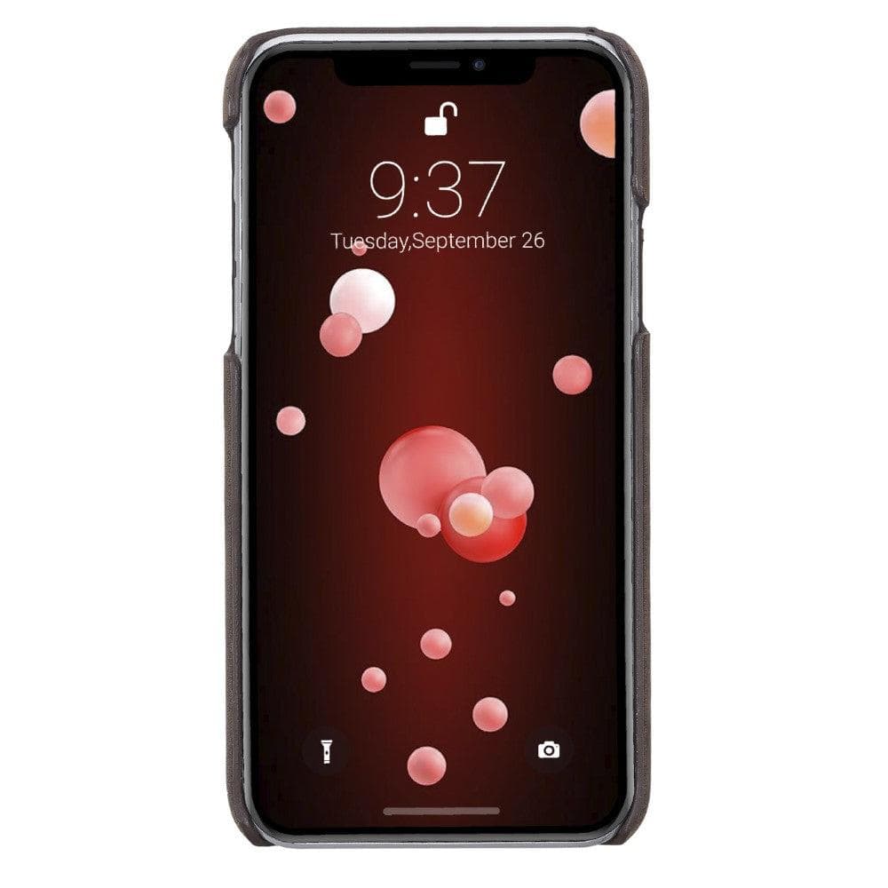 Ultimate Holder Genuine Leather Back Cover for iPhone X Series