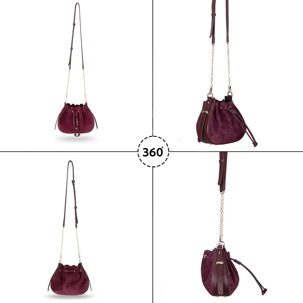 Valentina Suede Leather Women's Bag