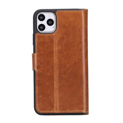 Wallet Folio with ID Slot Leather Wallet Case For Apple iPhone 11 Series