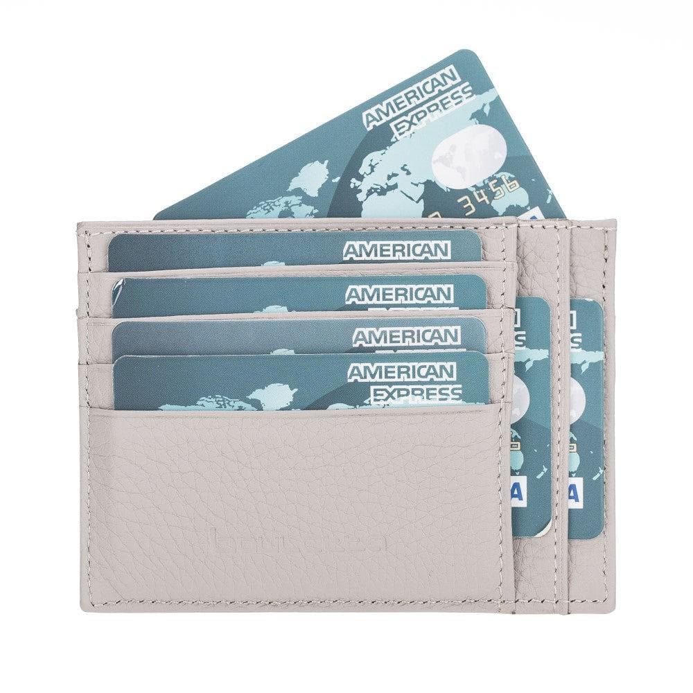 Leather Slim Card Holder Wallet with Coin Slot - The Stitched Cow